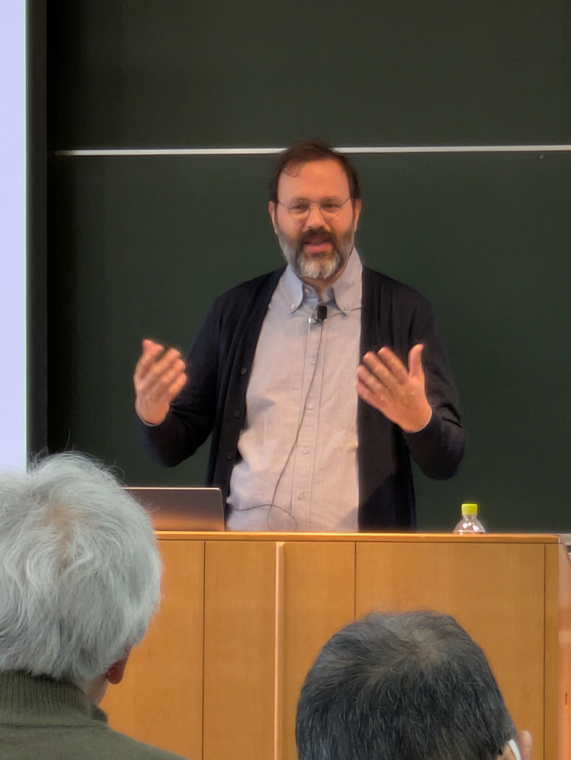 マルチェロ・ムスト氏（カナダ・ヨーク大学社会学部教授）